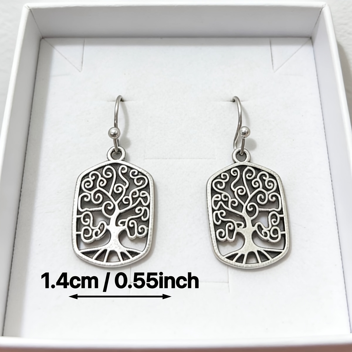 Vintage Bohemian Style Tree of Life Earrings